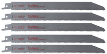 Load image into Gallery viewer, 9 Inch Pro Metal - Thick Metal Cutting Reciprocating Saw Blades (18 TPI) Made of Long Lasting Bi-Metal (HSS teeth bonded to HCS body) - 5 pack
