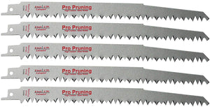 9-Inch Wood Pruning Saw Blades for Reciprocating / Sawzall Saws - 5 Pack
