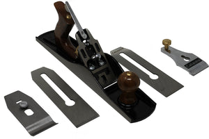 Caliastro Bench Plane No. 5 - Iron Jack Plane - Fully Adjustable Wood Hand Planer, 14-Inches Long with 2-Inch Cutter, Includes 2 blades