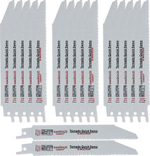 Load image into Gallery viewer, 6-Inch Wood, Nail-Embedded Wood Cutting Demolition Saw Blades for Reciprocating/Sawzall Saws - 17 Pack
