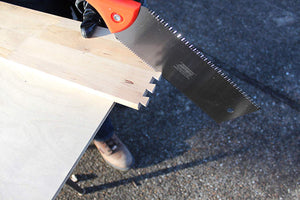Japanese Style Hand Saw - Ryoba Double Edge Pull Saw with 10 Inch Blade for Woodworking